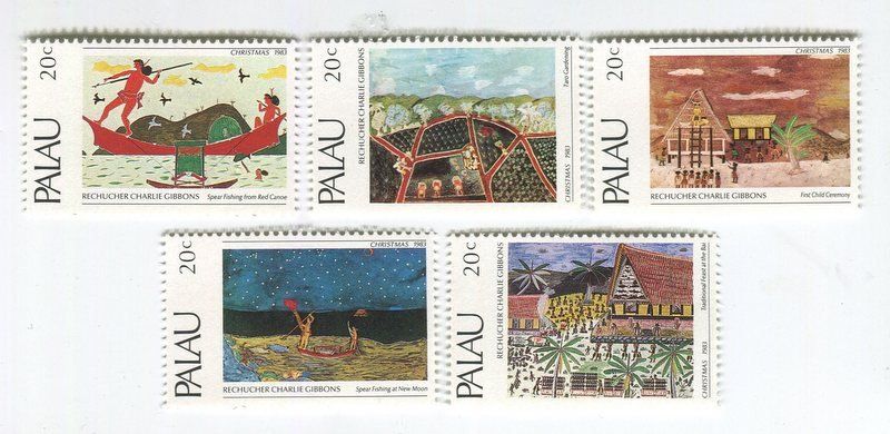 Tutti i francobolli: Briefmarken "Kinderzeichnungen". Palau – Nuovo e nell'imballaggio originale da Basel venduto da Butsch5