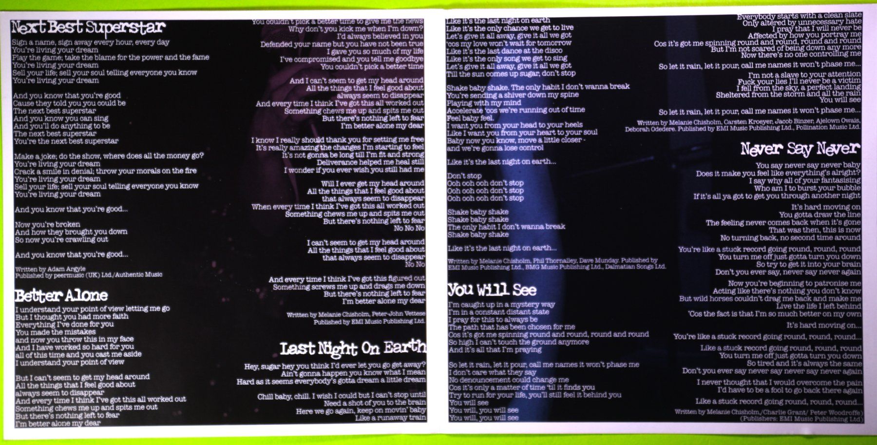 CD: MELANIE C  /  BEAUTIFUL INTENTIONS – Nuovo (secondo la descrizione) da Luzern venduto da piro12 3