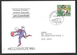 Sonderbrief S.1518 Pro Juventute unsere Kinder 8.12.1990
