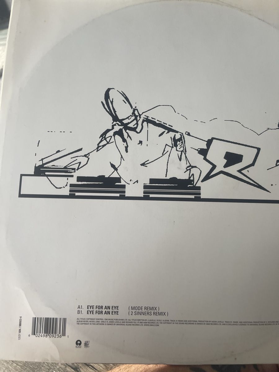 Dischi in vinile: Unkle / Eye for an eye remix  – Usato da Dagmersellen venduto da stonefinger 1