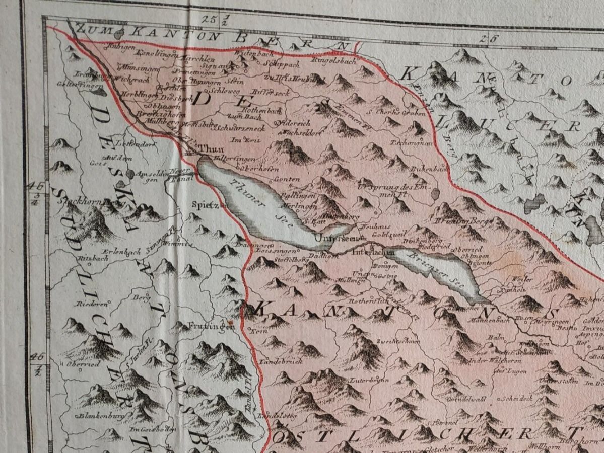 Landkarten & Atlanten: Bern - "BERN" -  Reilly - 1790 – Gebraucht aus Sorengo von 74in 3