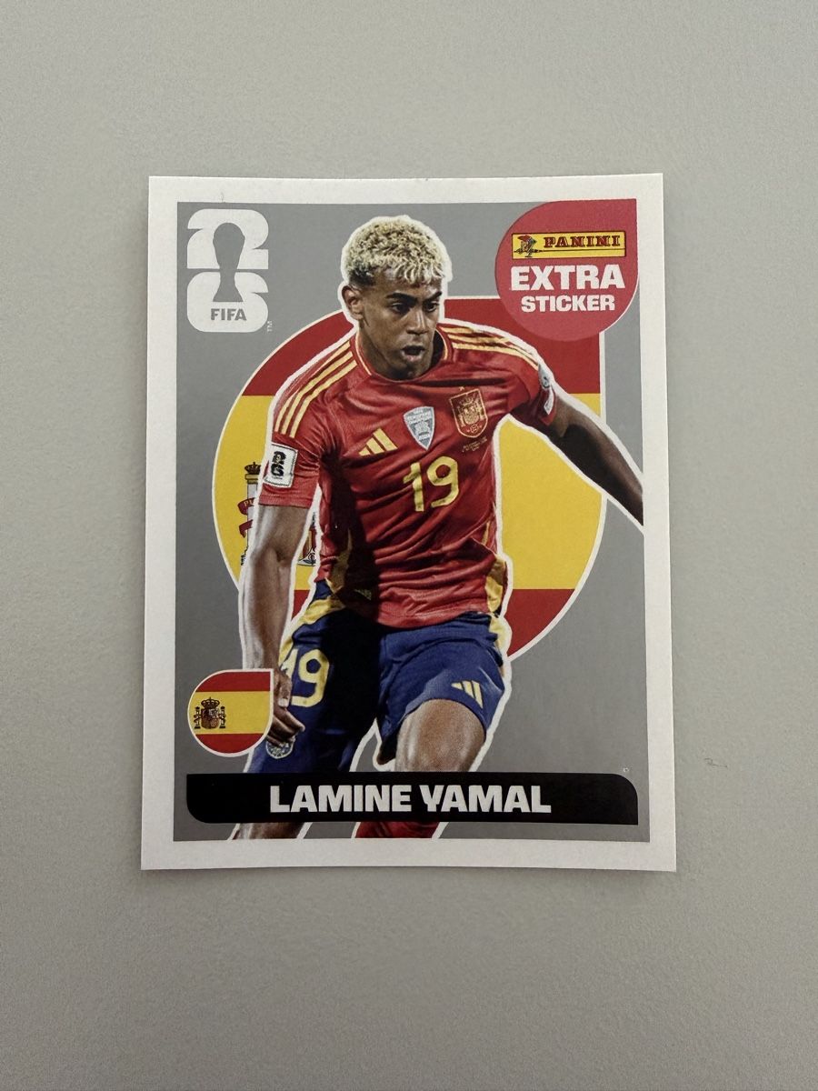 Panini Cartes à collectionner: Extra Sticker Lamine Yamal Silber – Neuf (Voir description) à Busswil BE par saskia_