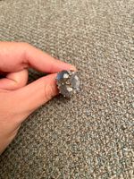 Ring mit Labradorit Steinen, 925 Silber