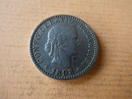 Schweiz 1898, 20 Rappen