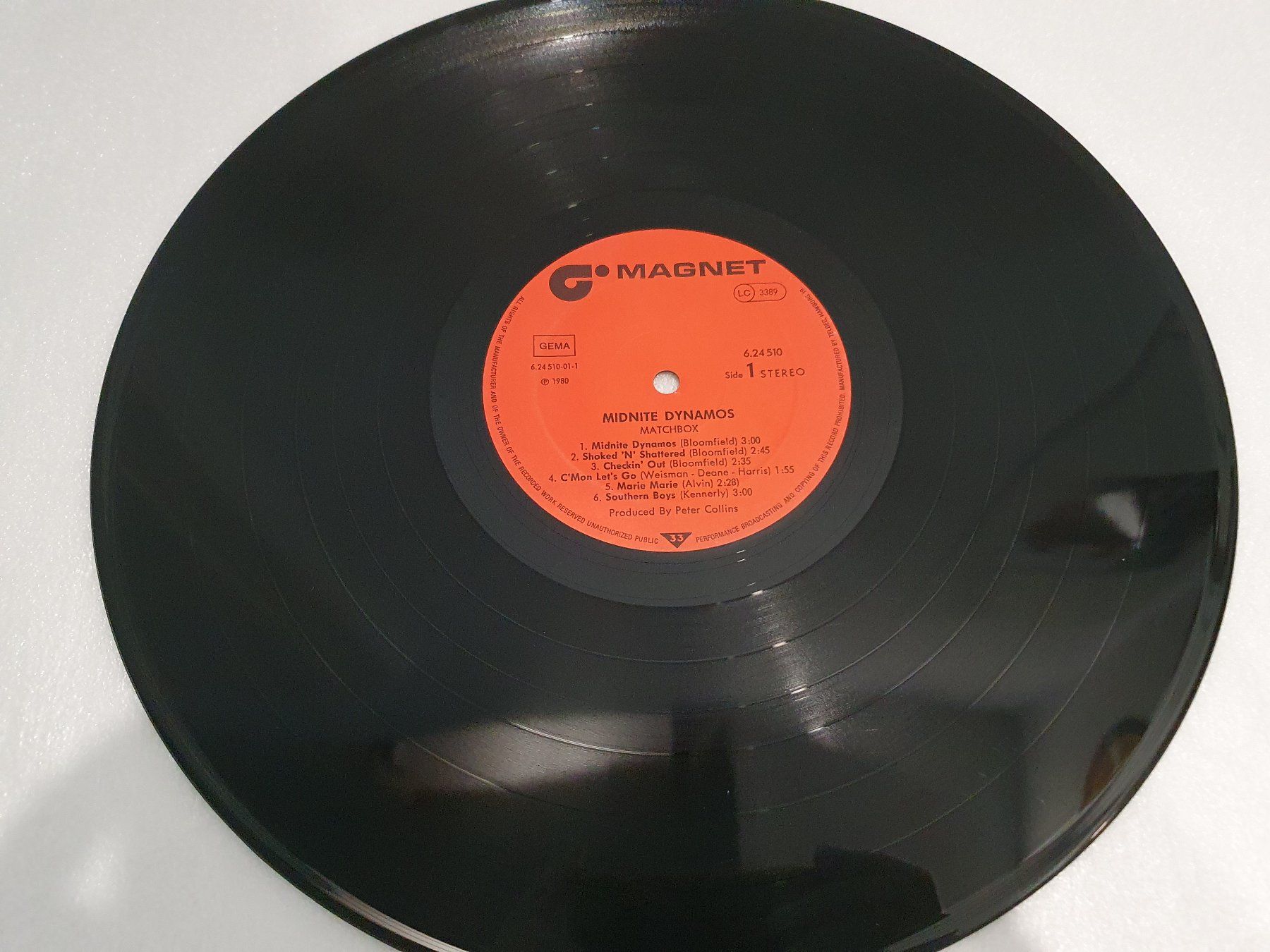 Dischi in vinile: Matchbox – Midnite Dynamos – Usato da Uster venduto da Vinyl-Leidenschaft 2