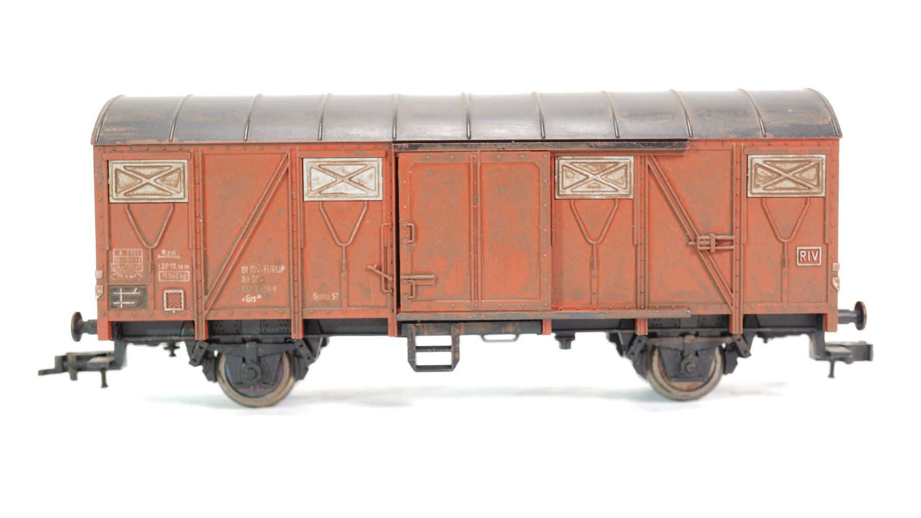 Fleischmann Modellini di ferrovie: e70 Fleischmann 5330 DB Güterwagen braun  | Spielware | 1452 – Usato da Thun venduto da evinka_gmbh 3
