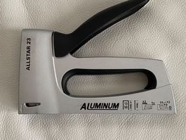 Heftpistole Tacker Allstar 23 Alu plus Heftklammern wie neu