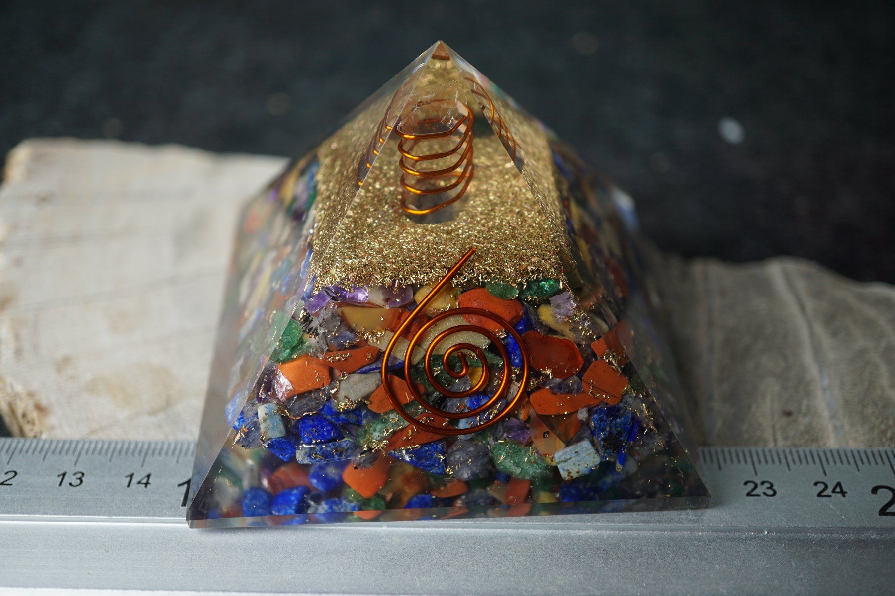 Minerali & Pietre curative: Gemischt Steine     Orgonit Pyramide aus  Konkurs – Nuovo e nell'imballaggio originale da Eschenbach SG venduto da topstone 2