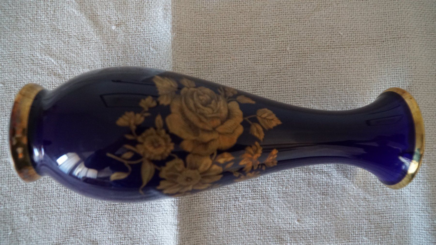 KPM Vasi & Recipienti: Vase KPM /Echt Cobalt/Handarbeit – Nuovo (secondo la descrizione) da Bern venduto da Antikbatik 1