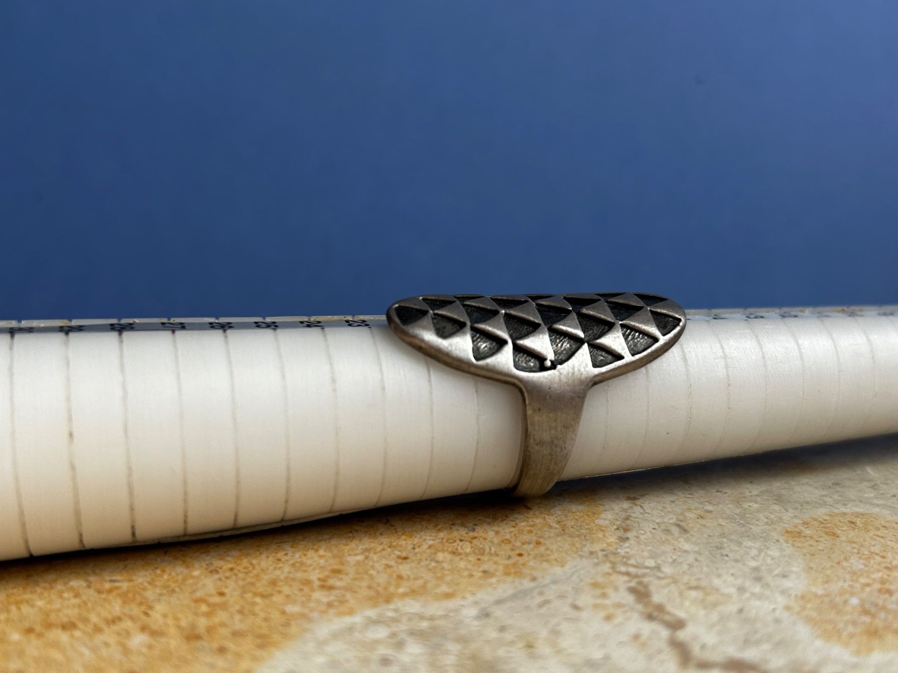 Anelli: Silberring oval anschmiegsam (60/19) – Usato da Laufen venduto da Bellebellezza 2