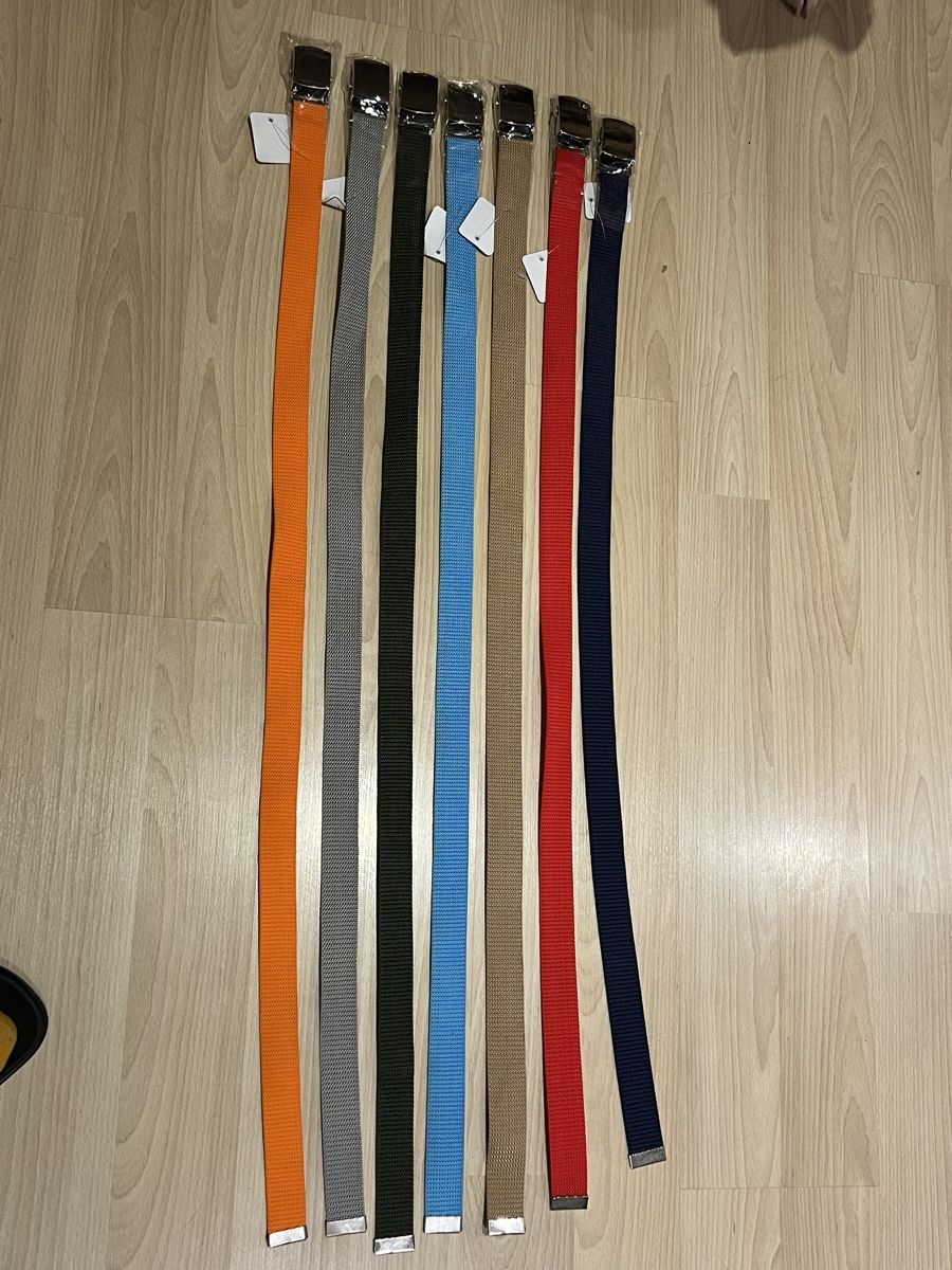 Cinture: 7 Gürtel diverse Farben 105cm – Nuovo e nell'imballaggio originale da Winkel venduto da Smilla82 2