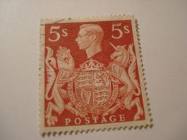Grossbritannien, alte Marke 5 Shillings o