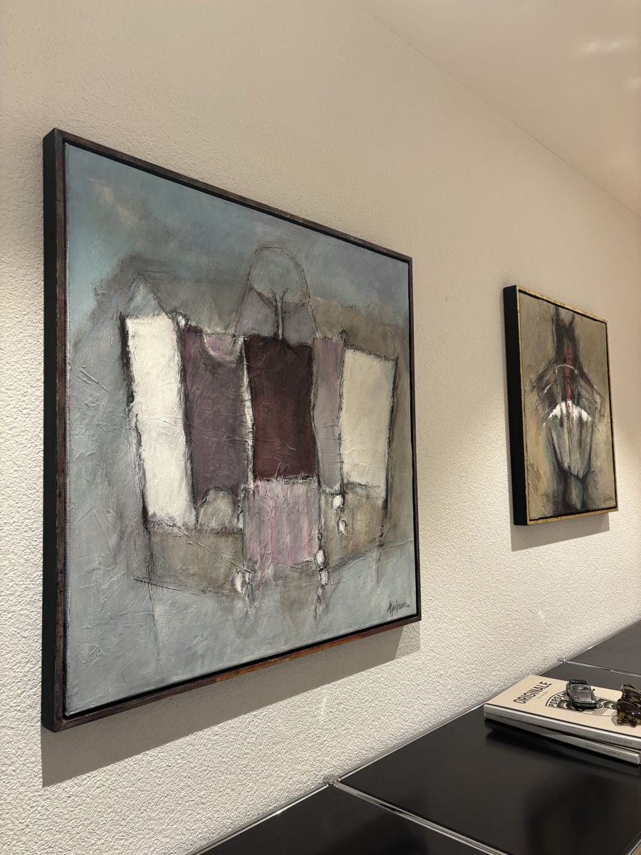 Dipinti: 2 Gemälde Bilder von Kaufmann mit Rahmen Kunst – Usato da Wollerau venduto da Loli-04 3