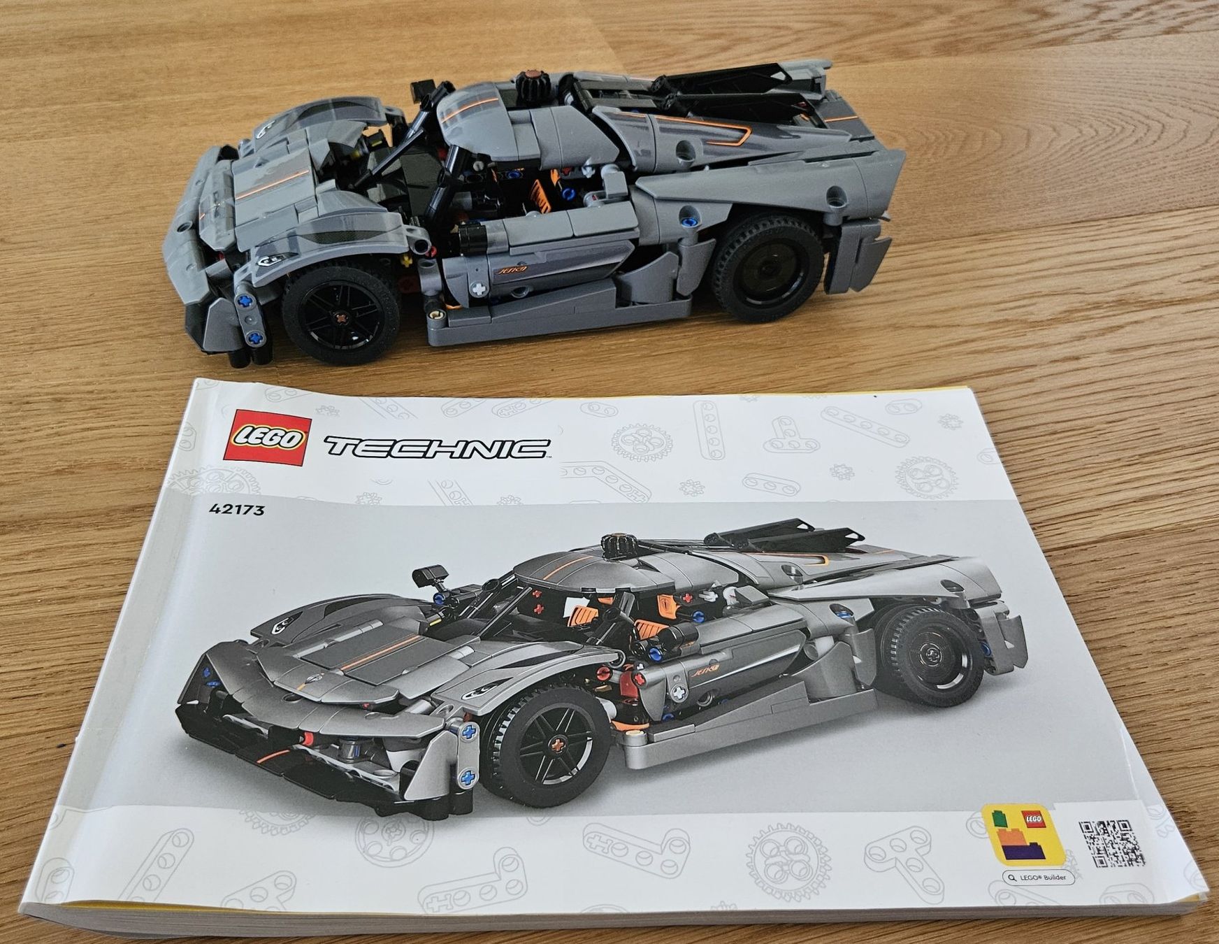 Lego Giocattoli: Lego Technic 42173 - Koenigsegg Jesko Absolut Grey Hypercar – Usato da Schaffhausen venduto da asyouwestley