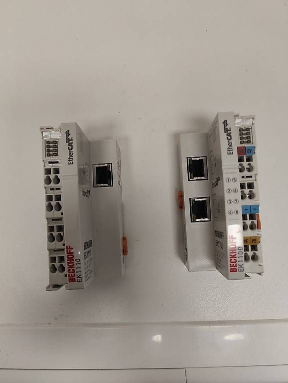 Beckhoff Componenti elettronici: Beckhoff EK1100+EK1110  Coupleur/extension EtherCAT – Usato da Pâquier-Montbarry venduto da joris.blanc 1