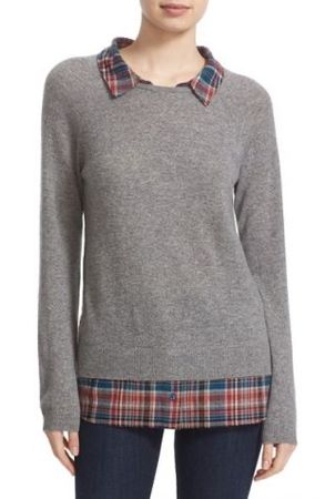 grauer Pullover 100% Kaschmir von Joie