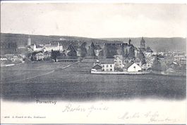 PORRENTRUY, l'église et le château