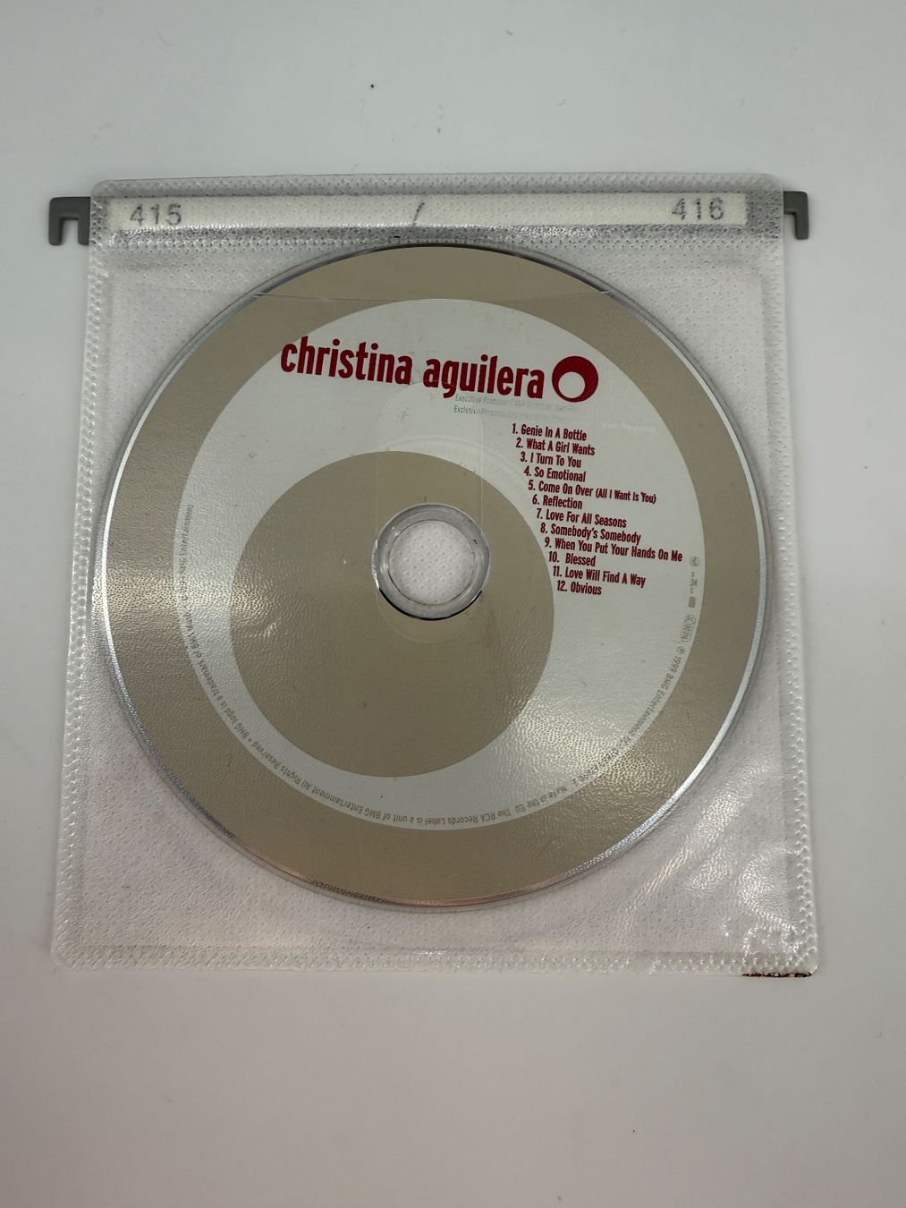 CD: Christina Aguilera  - CD – Usato da Auenstein venduto da moin. 1