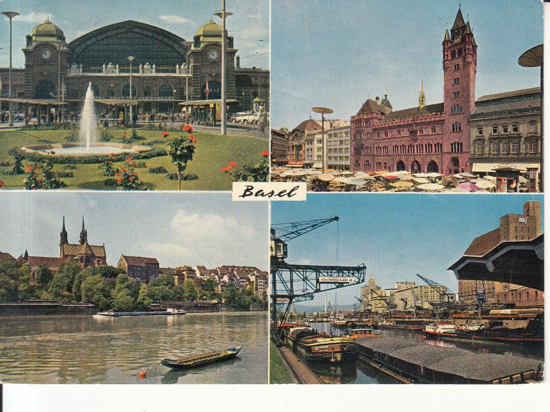 Cartoline postali: Basel ca. 1970 – Usato da Bürglen TG venduto da StampGraf