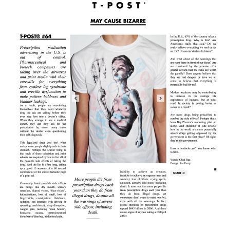 T-post.com Special T-Shirts mit Background - Grösse M