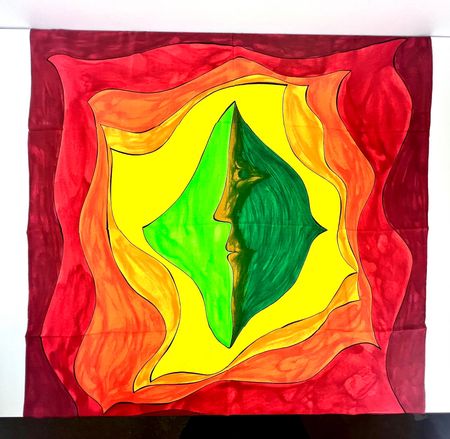 Rares Seidentuch 1989 LISA P ART & DESIGN - Martin Sebastian