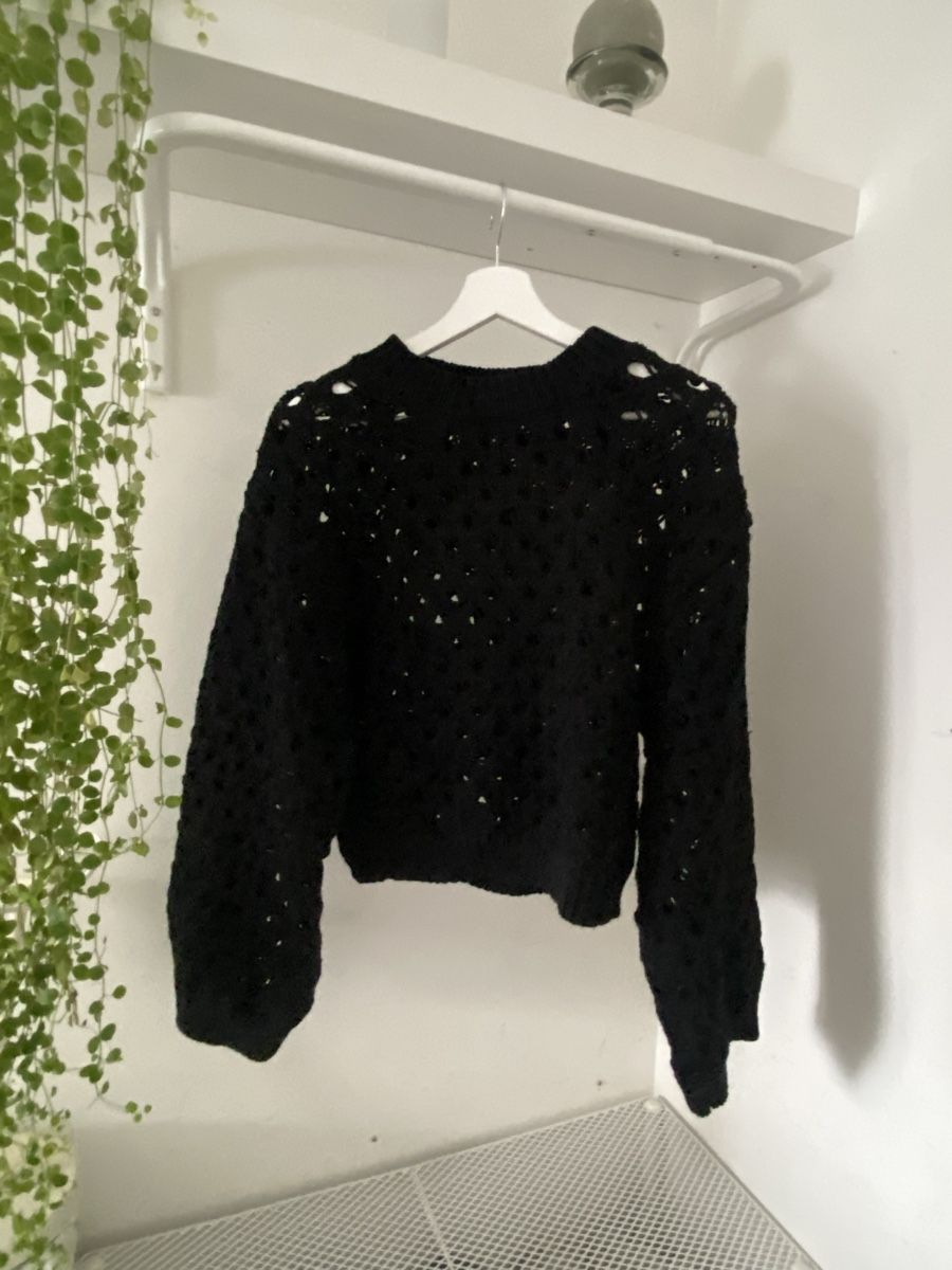 Mango Pullover & Sweatshirts: Schwarzer Strickpullover Gr. S von Mango – Neu (gemäss Beschreibung) aus Luzern von nee_zjh6
