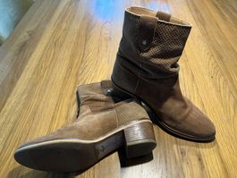 Stiefel ,Damen,ungefüttert, Gr.37 ,cognac