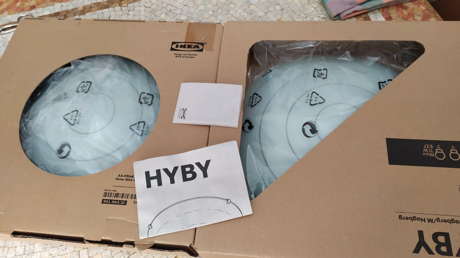 Ikea Lustres & lampes de plafonds: 2 Deckenlampen neu – Neuf avec emballage d'origine à Chezard St-Martin par Loucail 4