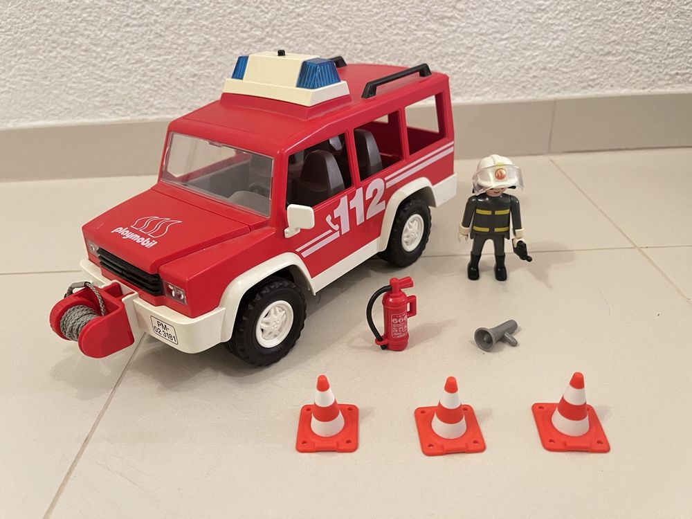 Playmobil, Feuerwehr Jeep, 3181, guter Zustand, sehr alt Kaufen auf