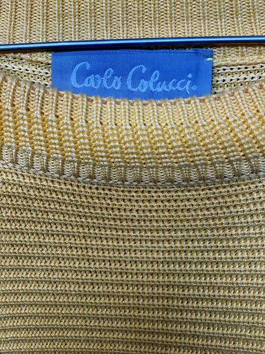 Carlo Colucci Pulls & Sweat-shirts: Carlo Colucci Gelber Rippstrickpullover - Oversize-Passform – D'occasion à Zug par vinokilo 3