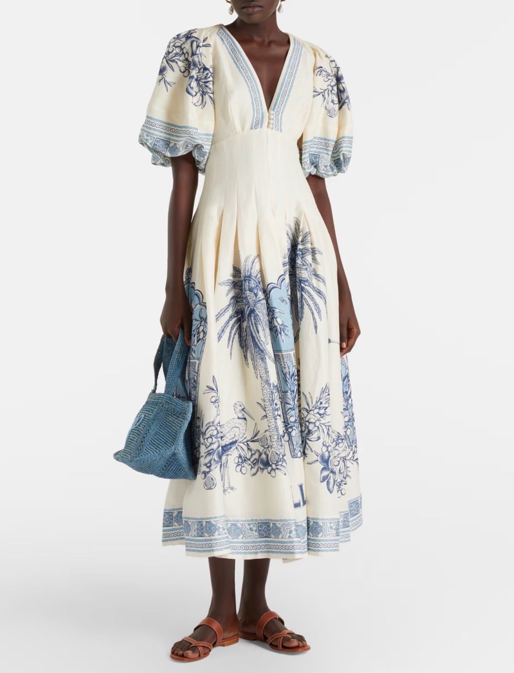 Vestiti: Elegant Cotton Blend  Midi Dress – Nuovo (secondo la descrizione) da St.Josefen venduto da lop_lh8d 4
