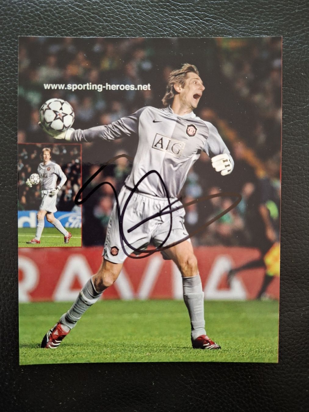 Autographes: Edwin Van der Sar original Autogramm! – D'occasion à Thun par wuschu