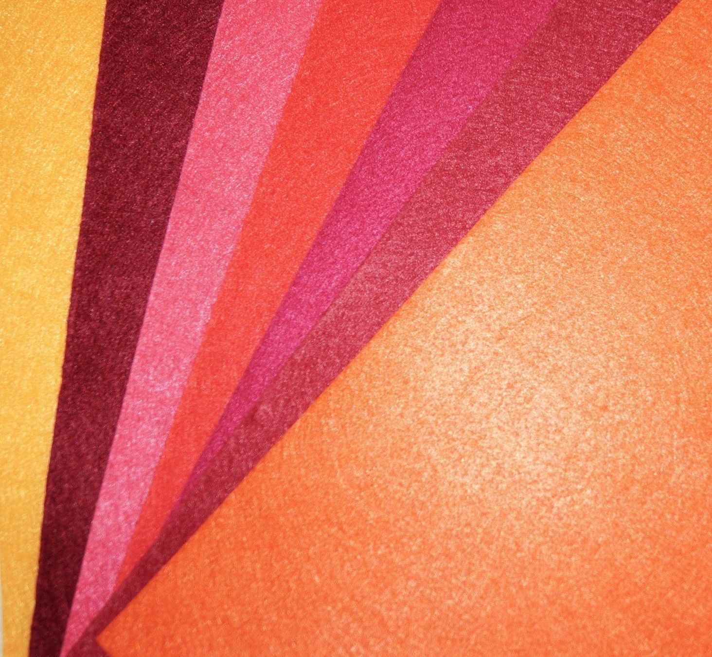 Bastelsets: BASTELFILZ-SET, 7 Farben 30x30 cm Set 16 – Neu (gemäss Beschreibung) aus Langenthal von flowersNbirds 1