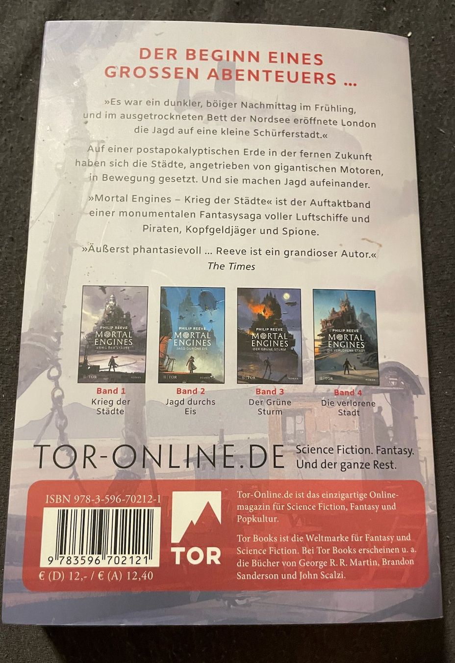 Libri: Mortal Engines - Krieg der Städte – Usato da Uster venduto da ali_mp6n 2