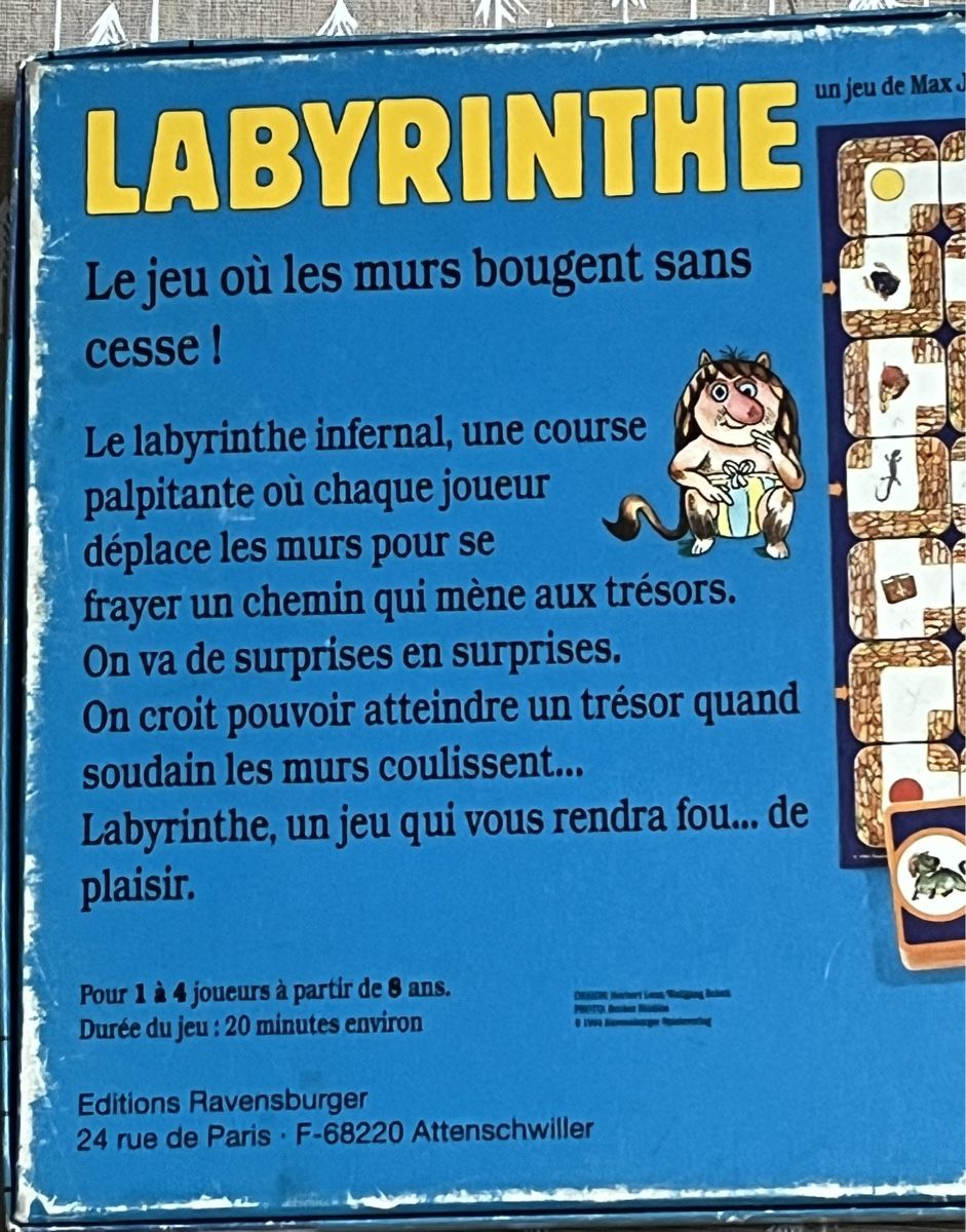 Ravensburger Giochi: Labyrinthe Ravensburger 1994 – Usato da La Tour-de-Peilz venduto da Pansy02 6