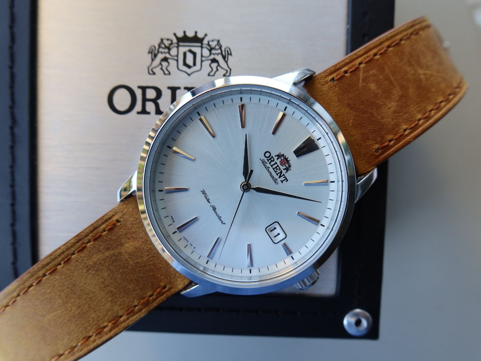 Orient Orologi: Weisse Orient Automatikuhr – Usato da Rain venduto da mutsch1
