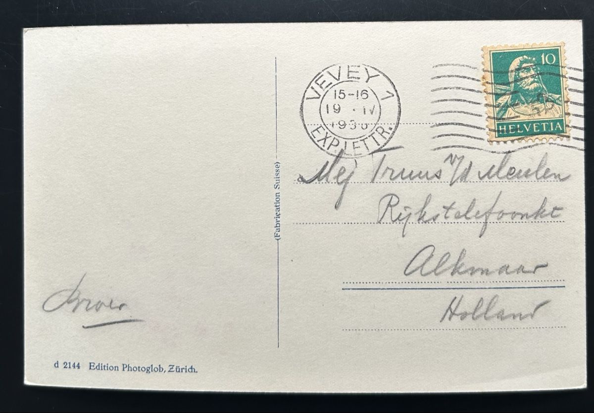 Cartoline postali: Fotokarte Biel am See  – Usato da Horw venduto da Tellbub 1