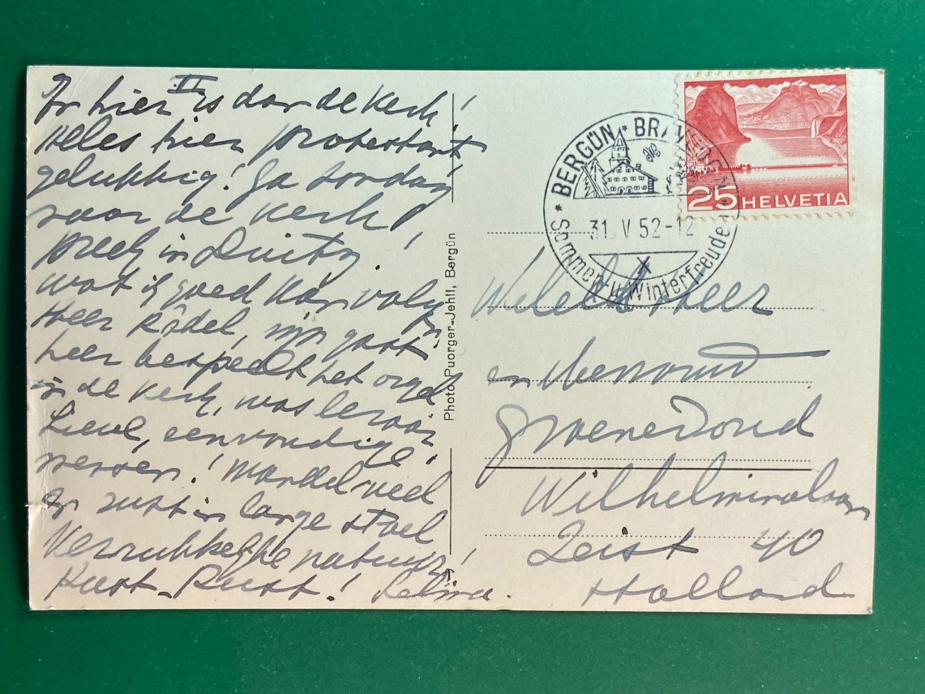 Cartoline postali: Bergün - Oberdorfpartie – Usato da Steg VS venduto da danwer74 1