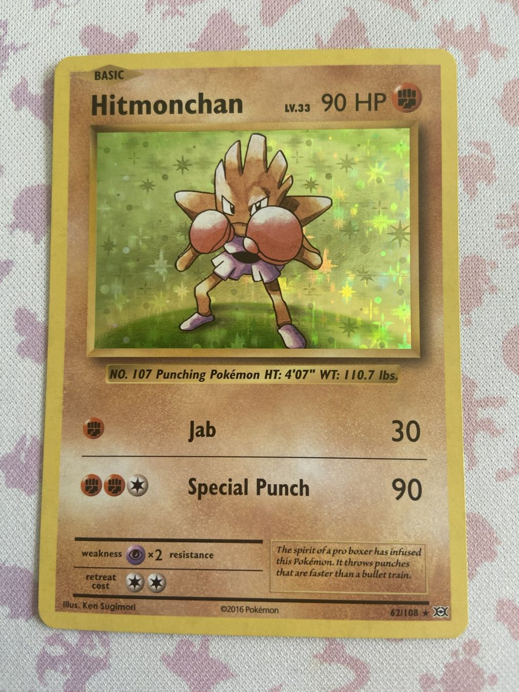 Cartoline: Hitmonchan Holo 62/108 Evolution – Usato da Reinach venduto da Sobek96