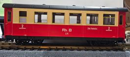 LGB 3064 RhB Personenwagen "Chur-Pontresina" - 2. Kl. Rot/be