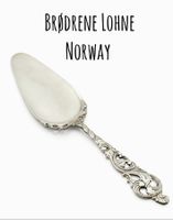 Silber Tortenschaufel 830S - Dobbel Rokokko - Brødrene Lohne