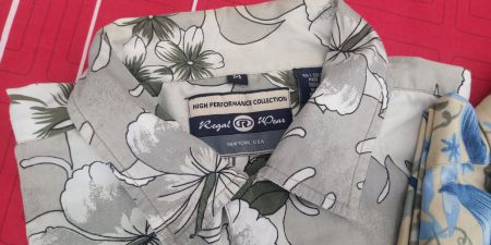 Kurzarm Herren Hemd Blumenmuster Regel Wears New York S M