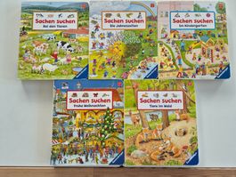 5 Ravensburger Bücher Set - Sachen suchen  (wie neu)