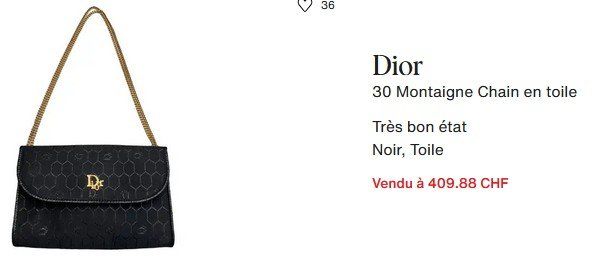 Dior Borse da donna: Christian Dior Tasche / sac – Usato da Collonges venduto da Auganien 8