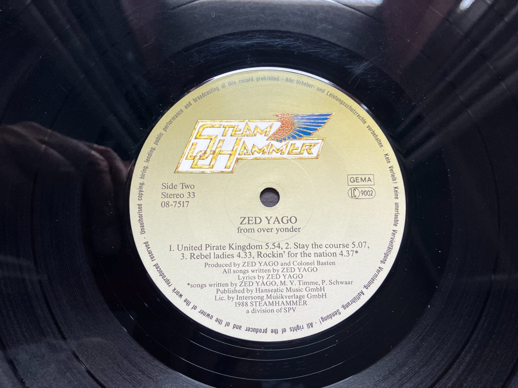 Dischi in vinile: Zed Yago – Usato da Aarwangen venduto da Jukebox3 9