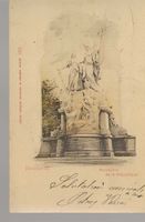carte postale Neuchâtel monument République