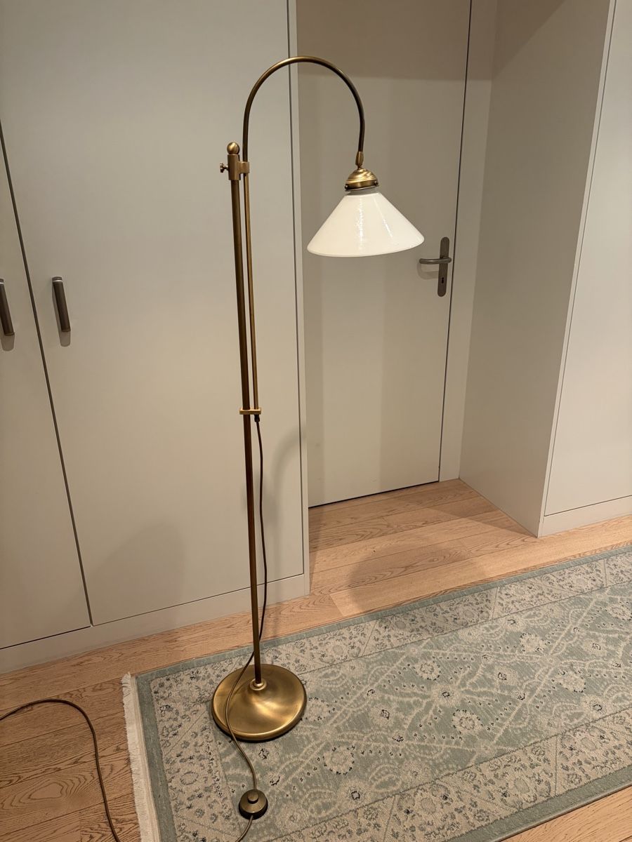 Lampade: goldene Vintage Stehlampe – Usato da Zürich venduto da era_fnc2