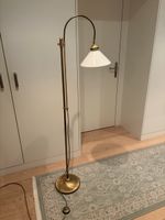 goldene Vintage Stehlampe