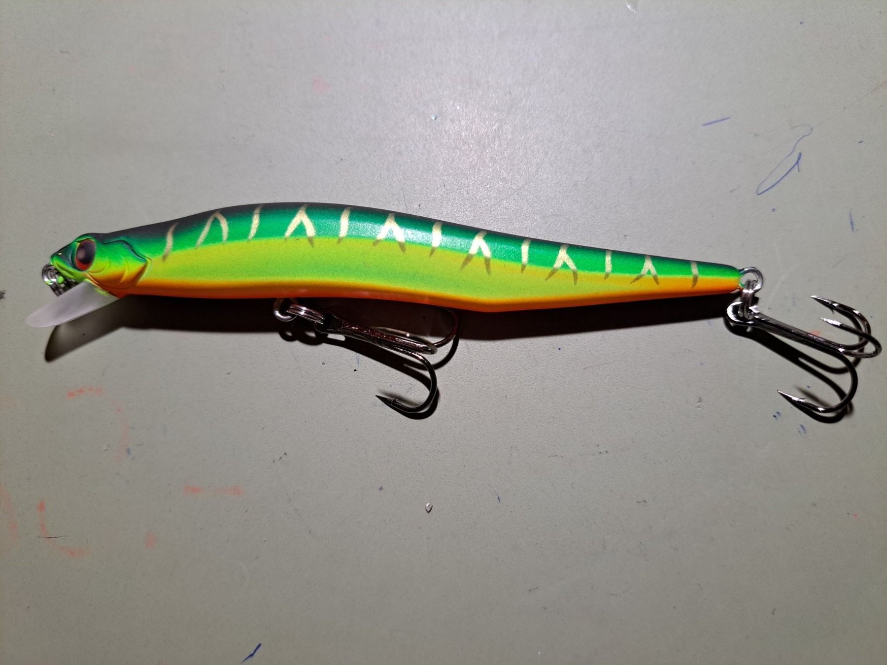 Esche: Wobbler Zack Fire Tiger 120 SP – Nuovo (secondo la descrizione) da Fribourg venduto da versus702