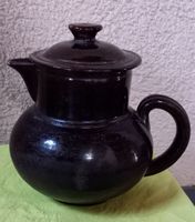 Alter KERAMIK - KRUG / KAFFEKÄNNLI;  Inhalt 1 lt.; ist dicht